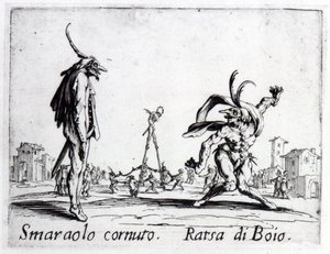Balli de Sfessania, c.1622 de Jacques Callot